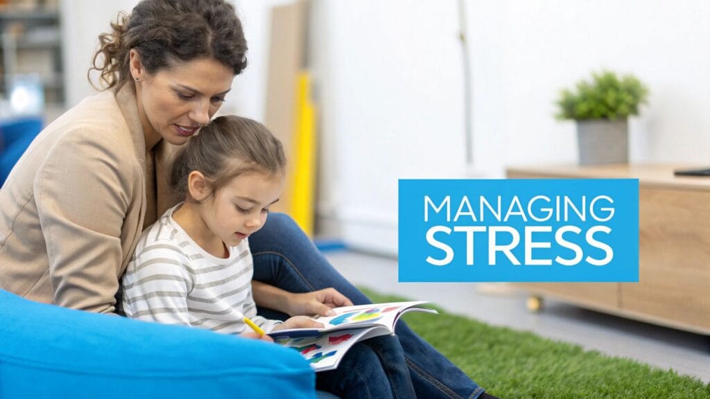 managing stress and autism pinching behavior