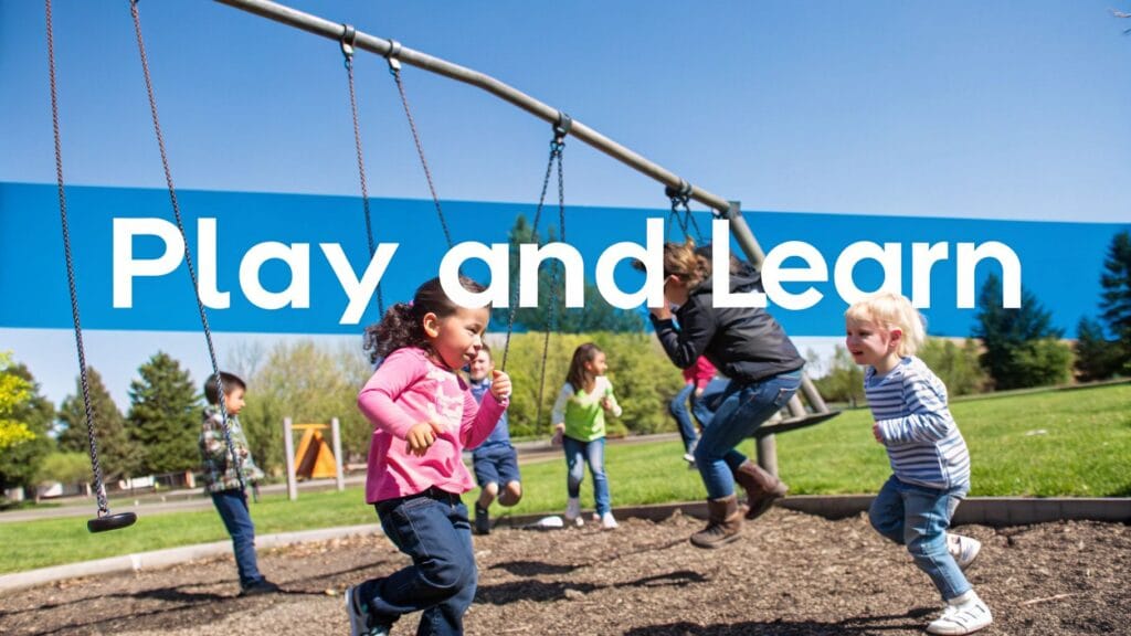 kids playing in the park
