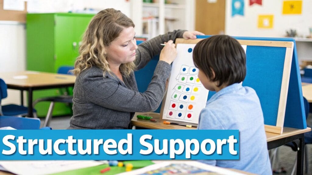 evidence-based autism interventions and structured support.