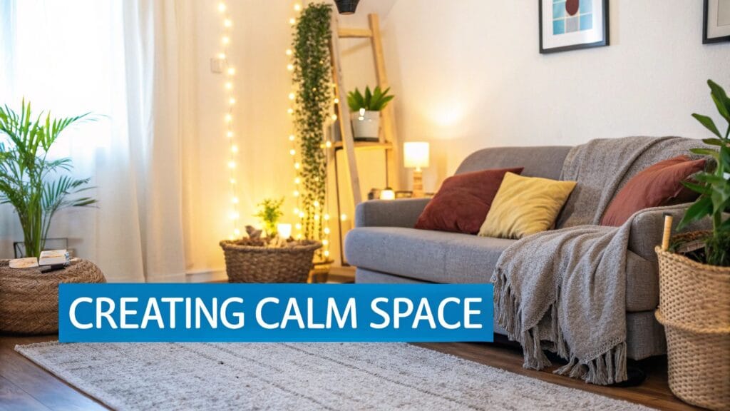 sensory room and calm space