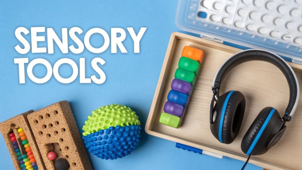 selection of sensory tools