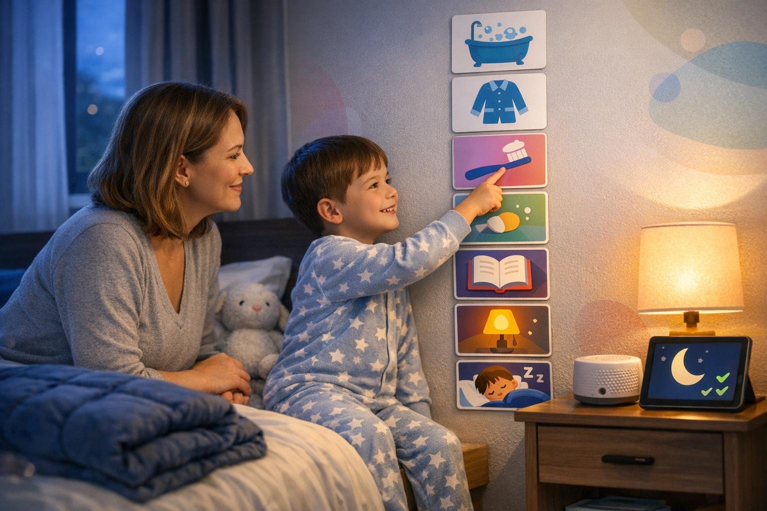Sleep Routine 3 H How to Create a Sleep Routine for Nonverbal Kids - Guiding Growth