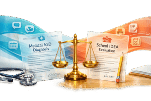 School vs Medical Autism Evaluations: Legal Implications