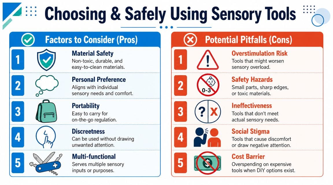 How to Choose and Safely Use Sensory Tools