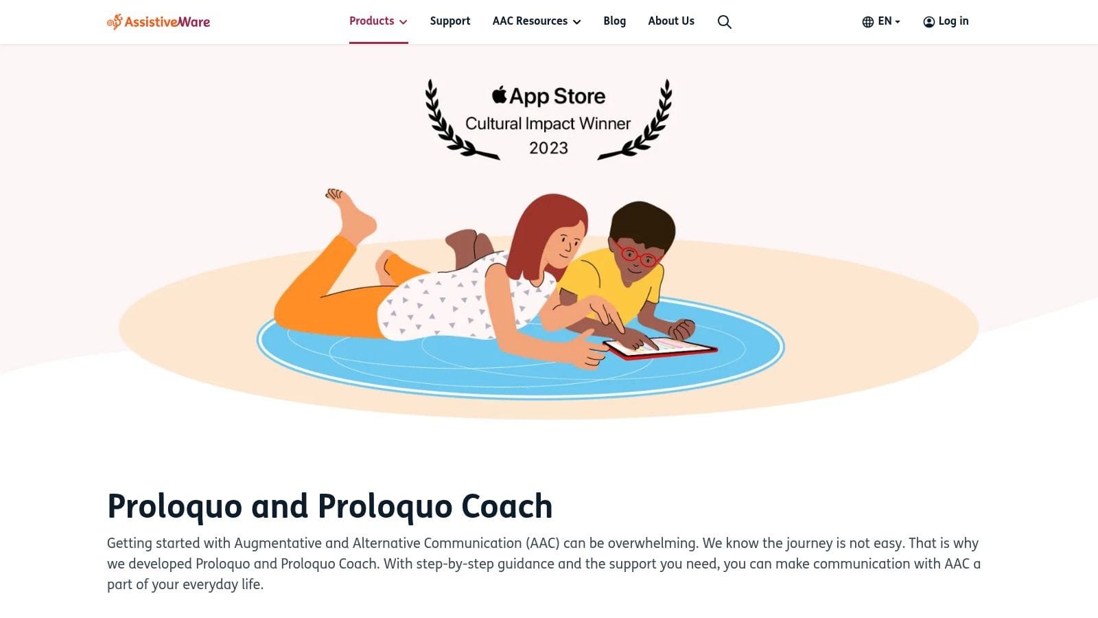Proloquo (AssistiveWare): For Growing Language Skills
